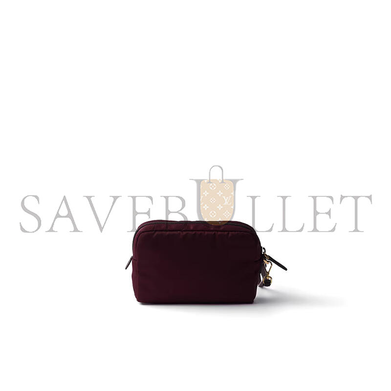 Pra*a small re-nylon pouch 1ns021 (17*11*5.5cm)
